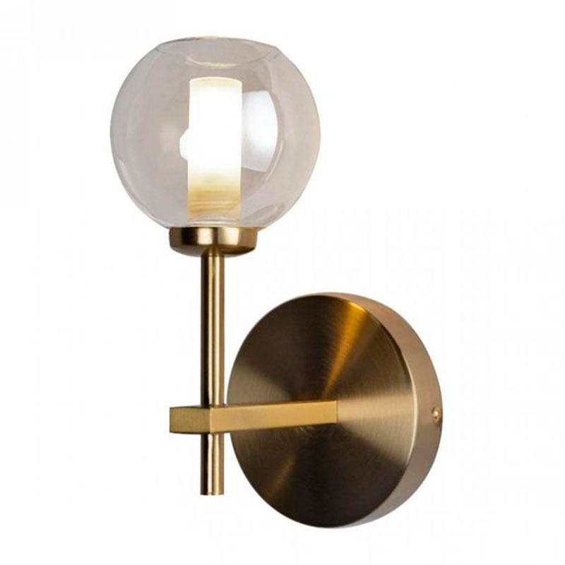 Бра RH Boule de Cristal Single Wall Lamp amber Gold Золотой Амбре янтарь Бра RH Boule de Cristal Single Wall Lamp amber Gold Золотой Амбре янтарь в Тюмени | Loft Concept