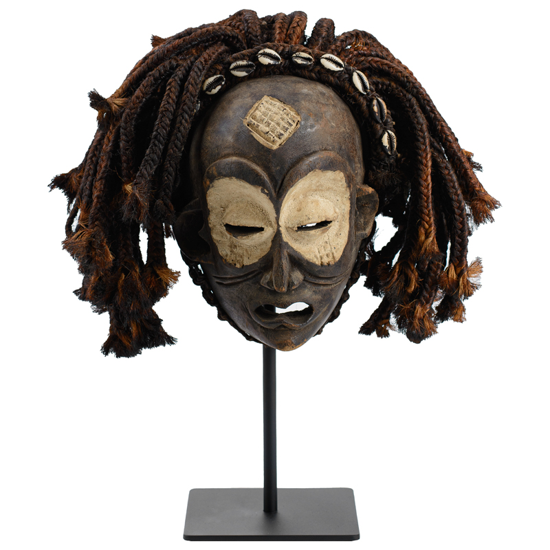 Маска African Mask Shaman Коричневый Черный Маска African Mask Shaman Коричневый Черный в Тюмени | Loft Concept