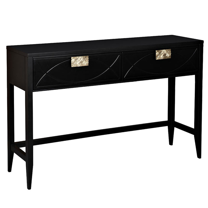 Консоль Amelie Black Console Черный Золотой Консоль Amelie Black Console Черный Золотой в Тюмени | Loft Concept