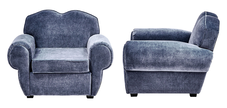 Кресло Braganza Chair Dusty Blueberry Кресло Braganza Chair Dusty Blueberry - Loft-Concept в Тюмени