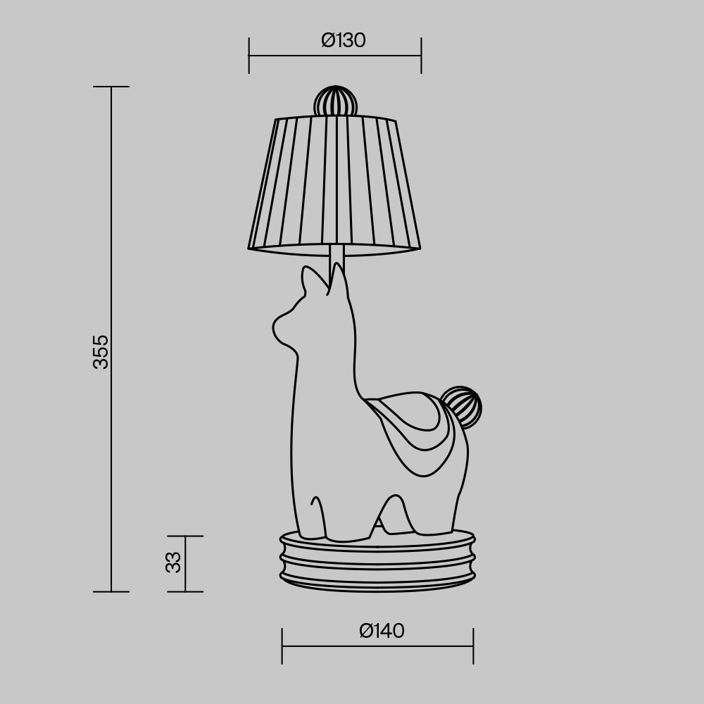 Настольный светильник Senor Alpaca 3000К 7Вт в Тюмени