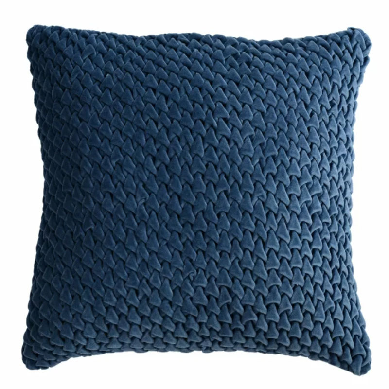 Подушка Purnama Quilting blue Синий Подушка Purnama Quilting blue Синий в Тюмени | Loft Concept