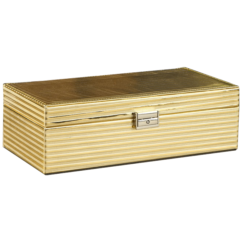 Шкатулка Afira Jewerly Organizer Box Золотой Шкатулка Afira Jewerly Organizer Box Золотой в Тюмени | Loft Concept