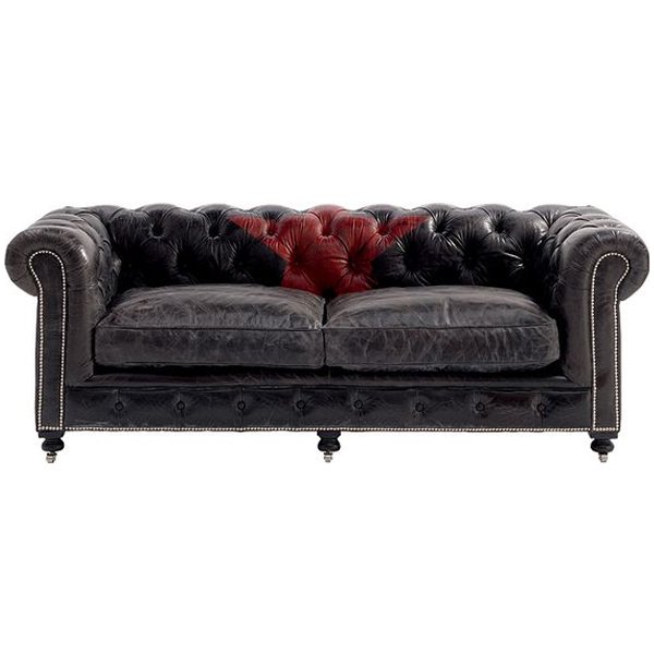 Диван Rebel Mao Red Star Черный Диван Rebel Mao Red Star Черный в Тюмени | Loft Concept