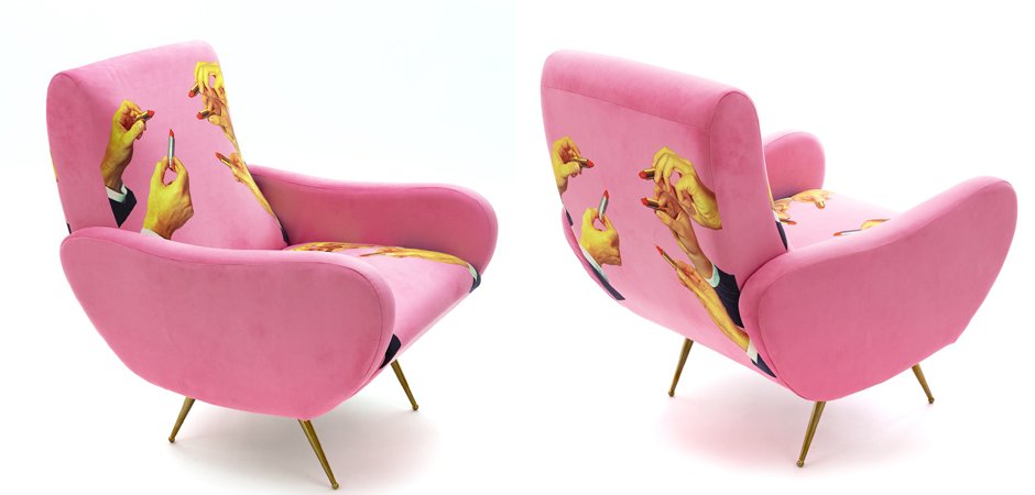 Кресло Seletti Armchair Lipsticks Pink Кресло Seletti Armchair Lipsticks Pink - Loft-Concept в Тюмени