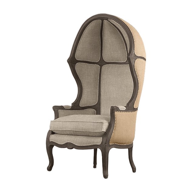 Кресло купол RH Versailles Domed Burlap Backed Chair ivory ( слоновая кость ) Серый Дерево Акация Кресло купол RH Versailles Domed Burlap Backed Chair ivory ( слоновая кость ) Серый Дерево Акация в Тюмени | Loft Concept