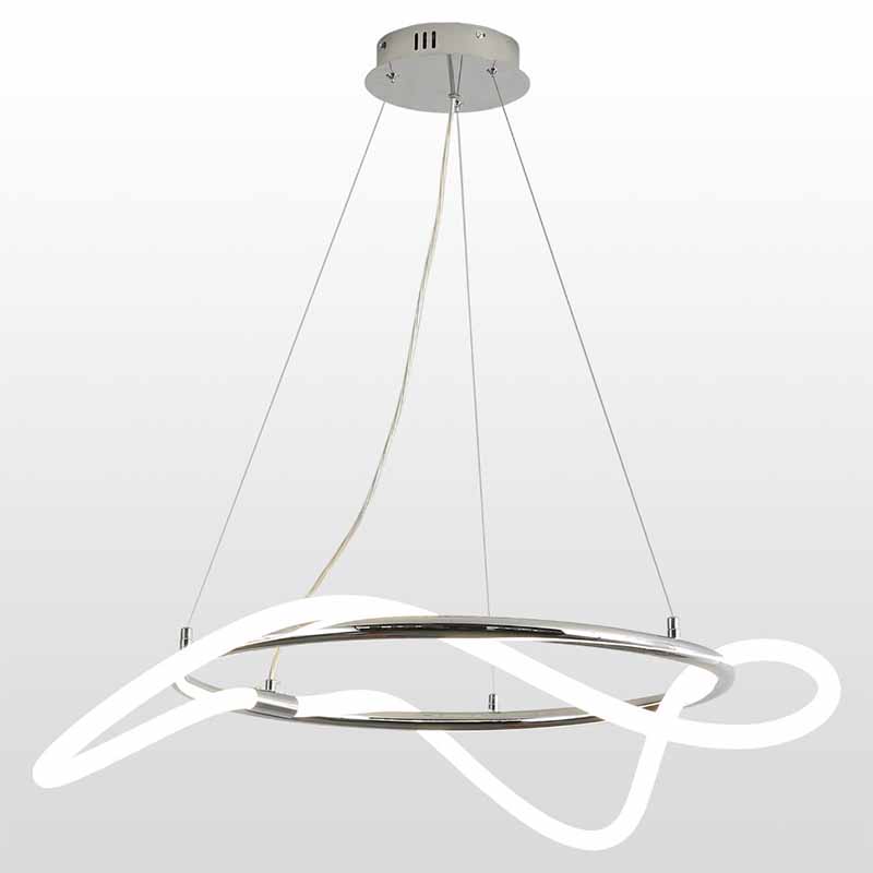 Люстра Luke Lampco Tracer Chandelier Chrome 60 Белый Хром Люстра Luke Lampco Tracer Chandelier Chrome 60 Белый Хром в Тюмени | Loft Concept