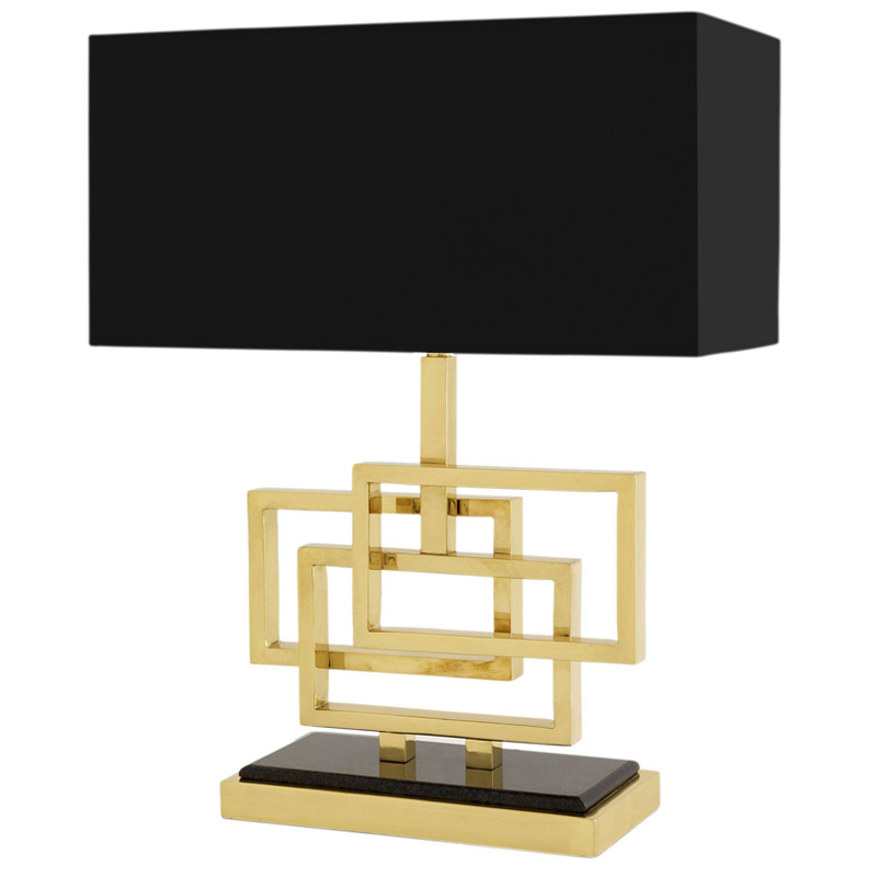 Настольная лампа Eichholtz Table Lamp Windolf Brass Латунь Черный Настольная лампа Eichholtz Table Lamp Windolf Brass Латунь Черный в Тюмени | Loft Concept