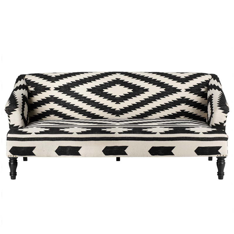 Диван Черно-Белый Келим KELIM Sofa Черно-белый Диван Черно-Белый Келим KELIM Sofa Черно-белый в Тюмени | Loft Concept