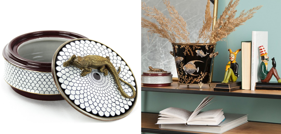 Шкатулка Box Bronze Lizard Шкатулка Box Bronze Lizard - Loft-Concept в Тюмени