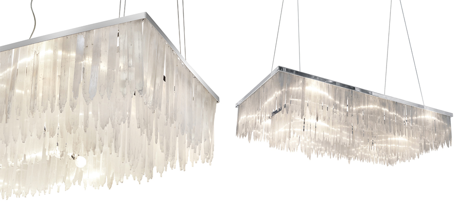 Люстра LAMP SELENITE RECT chromium 160 Люстра LAMP SELENITE RECT chromium 160 - Loft-Concept в Тюмени