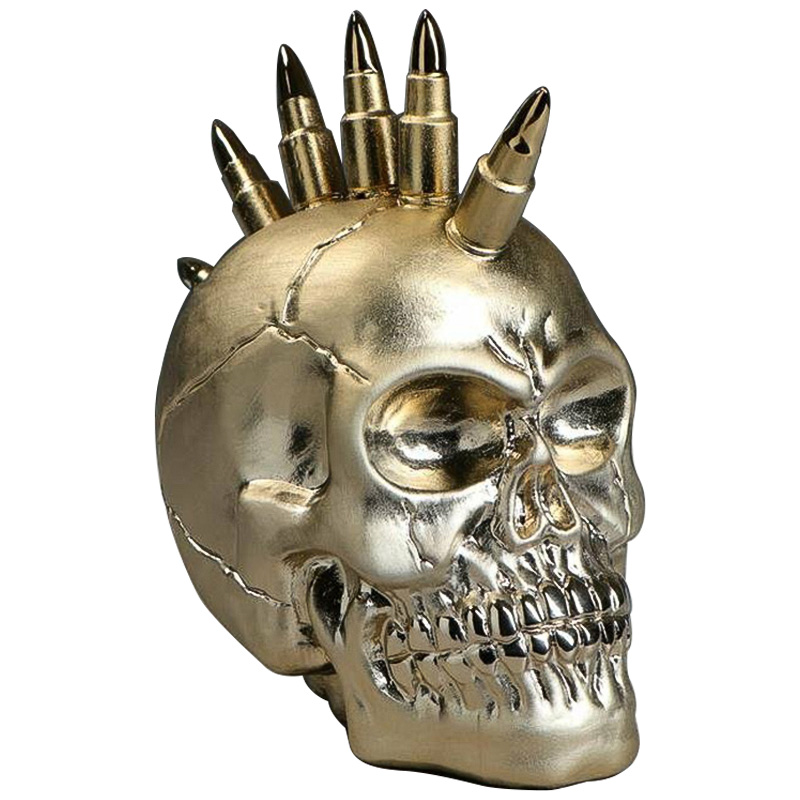 Статуэтка Skull Iroquois Золотой Статуэтка Skull Iroquois Золотой в Тюмени | Loft Concept