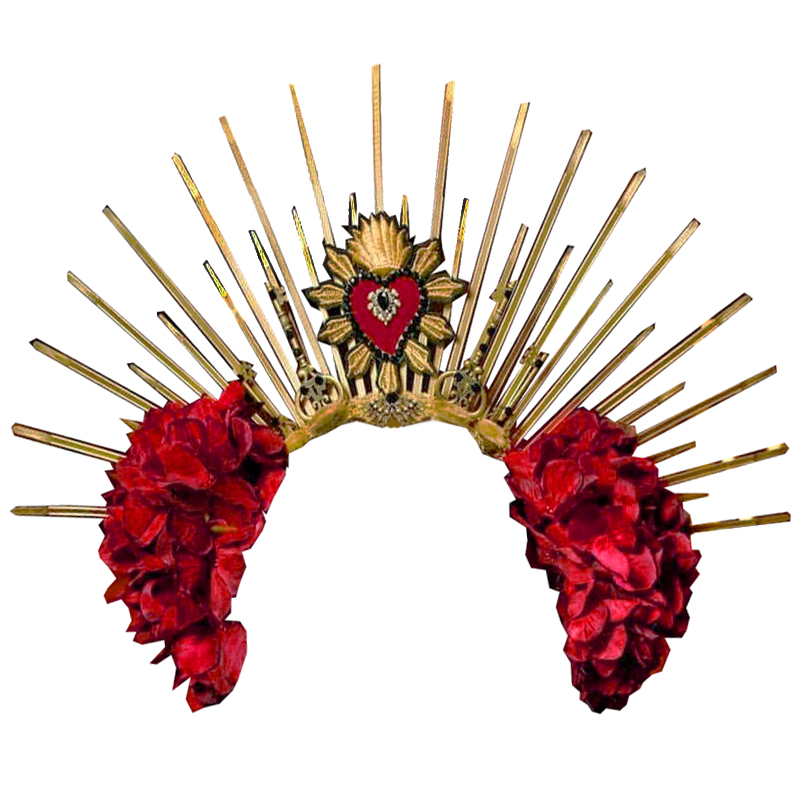 Корона Crown Broken Heart Frida Kahlo Красный Корона Crown Broken Heart Frida Kahlo Красный в Тюмени | Loft Concept
