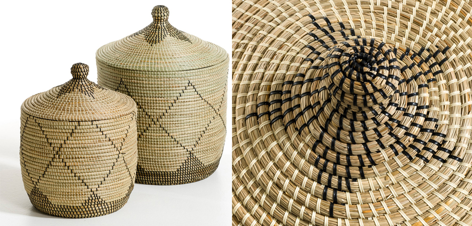Ваза с крышкой Wicker Vase With Lid Ваза с крышкой Wicker Vase With Lid - Loft-Concept в Тюмени