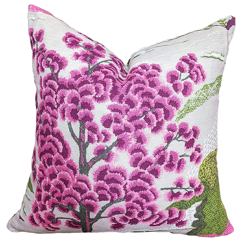 Подушка Purple Inflorescences Лиловый Белый Подушка Purple Inflorescences Лиловый Белый в Тюмени | Loft Concept
