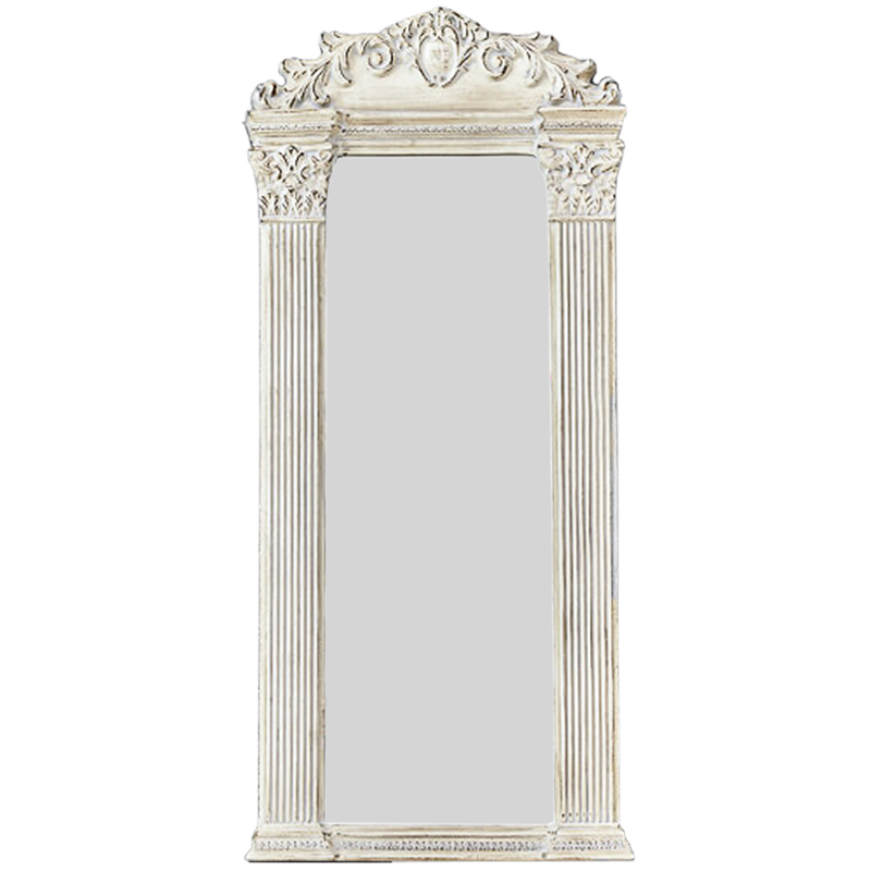 Зеркало Fitzherbert Mirror Белый винтажная патина Зеркало Fitzherbert Mirror Белый винтажная патина в Тюмени | Loft Concept