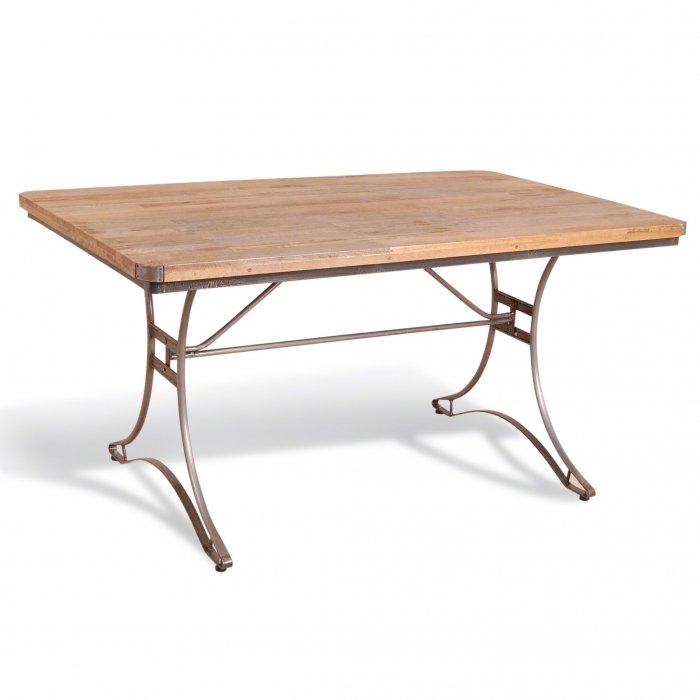 Cтол Industrial Metal Rust Rectangular Table Cтол Industrial Metal Rust Rectangular Table в Тюмени | Loft Concept