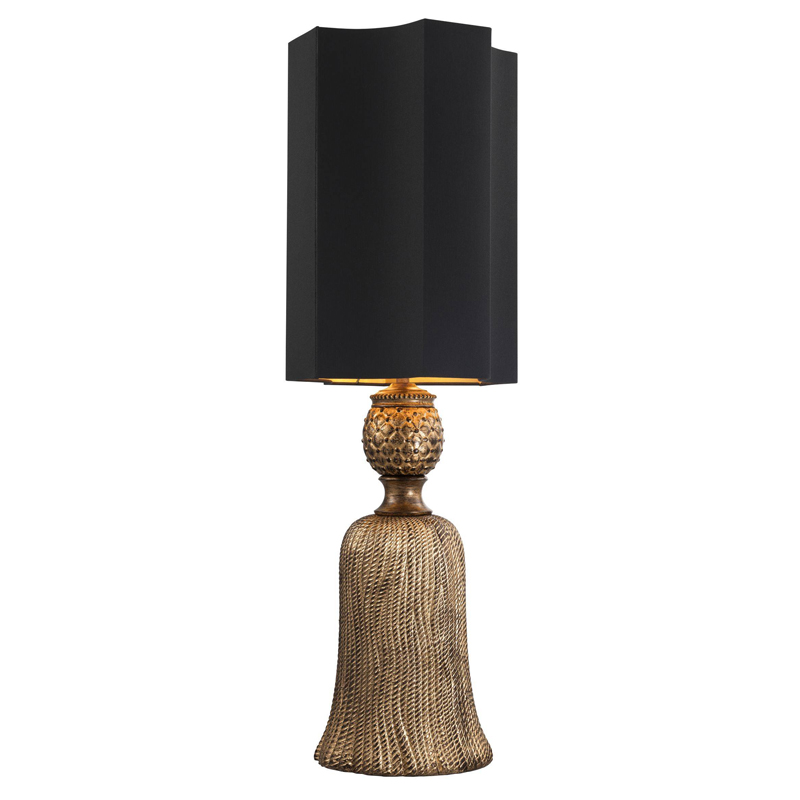 Настольная лампа Eichholtz Table Lamp Fiocchi Винтажное Темное Золото Черный Настольная лампа Eichholtz Table Lamp Fiocchi Винтажное Темное Золото Черный в Тюмени | Loft Concept