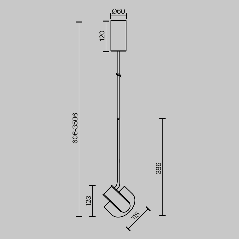 Подвесной светильник в цвете Латунь Levix в Тюмени