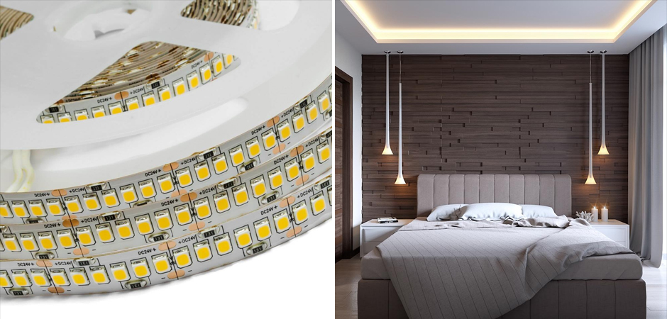 Светодиодная лента 26W/m 240Led/m 2835SMD теплый белый Светодиодная лента 26W/m 240Led/m 2835SMD теплый белый - Loft-Concept в Тюмени