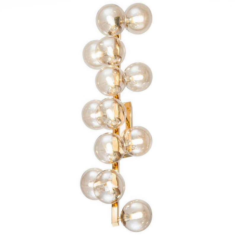 Бра Berries Chandelier Amber 13 Глянцевое золото Янтарь (Amber) Бра Berries Chandelier Amber 13 Глянцевое золото Янтарь (Amber) в Тюмени | Loft Concept