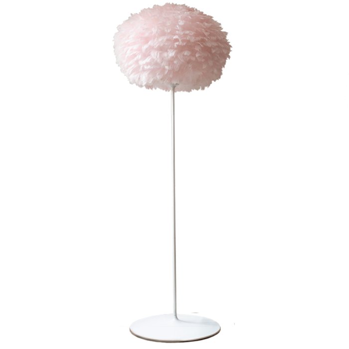 Торшер из перьев Plumage Pink Розовый пастельный Белый Торшер из перьев Plumage Pink Розовый пастельный Белый в Тюмени | Loft Concept