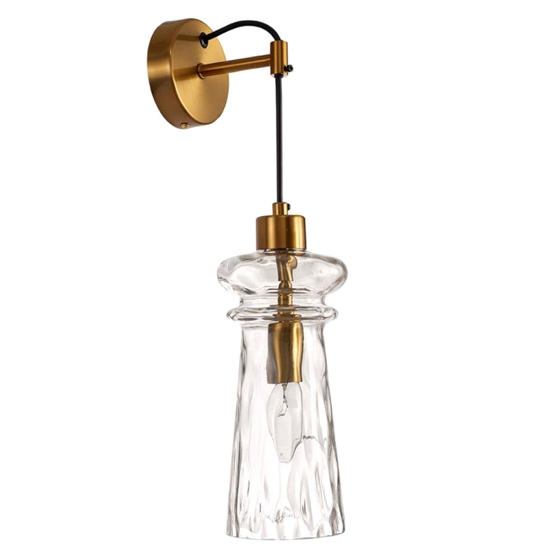Бра Old Lantern Бронза Прозрачный Бра Old Lantern Бронза Прозрачный в Тюмени | Loft Concept