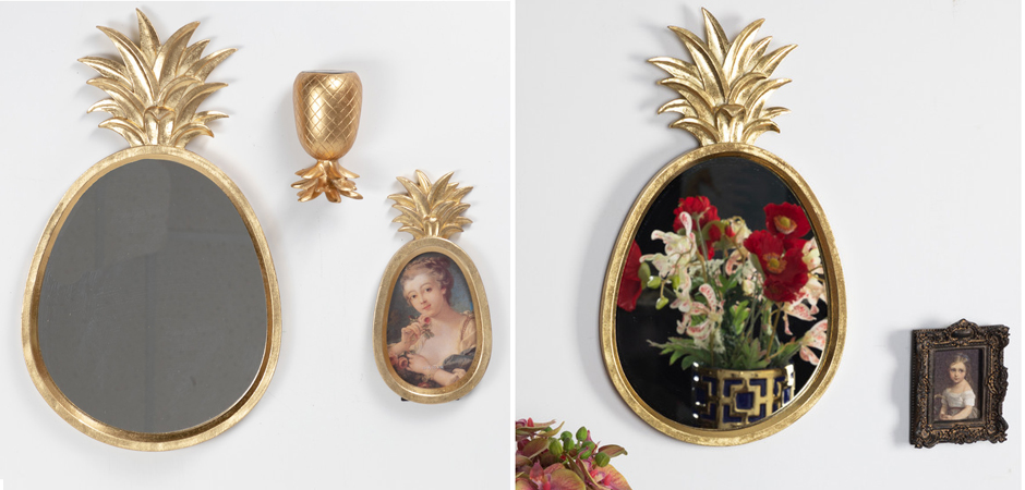 Зеркало Tropical Forest gold Pineapple - Loft-Concept в Тюмени