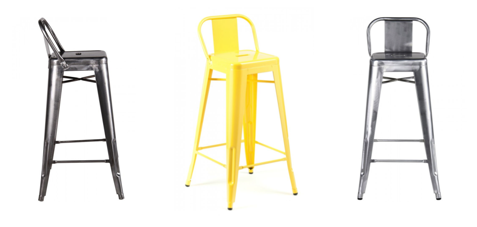 Барный стул Tolix Bar Stool 75 Backed Барный стул Tolix Bar Stool 75 Backed - Loft-Concept в Тюмени