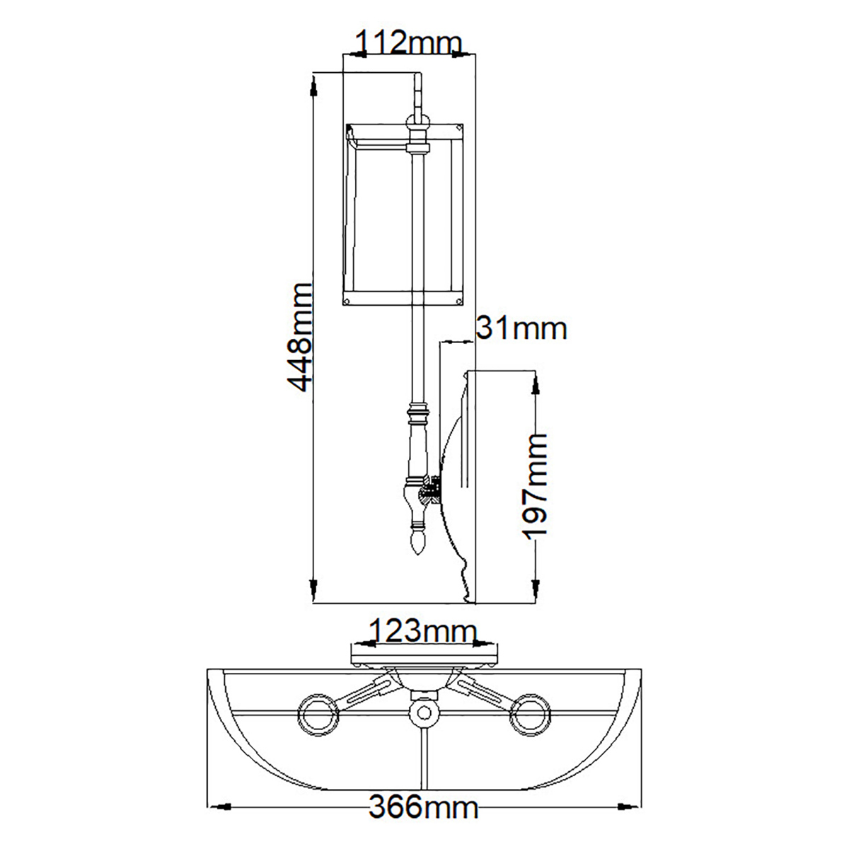 Бра с 2-мя бежевыми абажурами в классическом стиле Hinkley в Тюмени