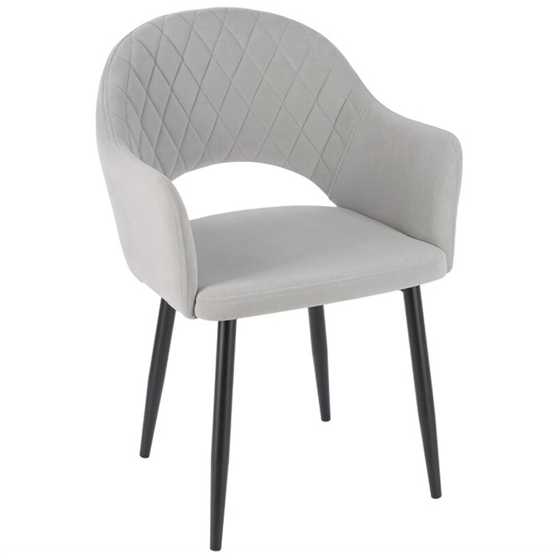 Стул Giotto Chair Светло-серый Черный Стул Giotto Chair Светло-серый Черный в Тюмени | Loft Concept