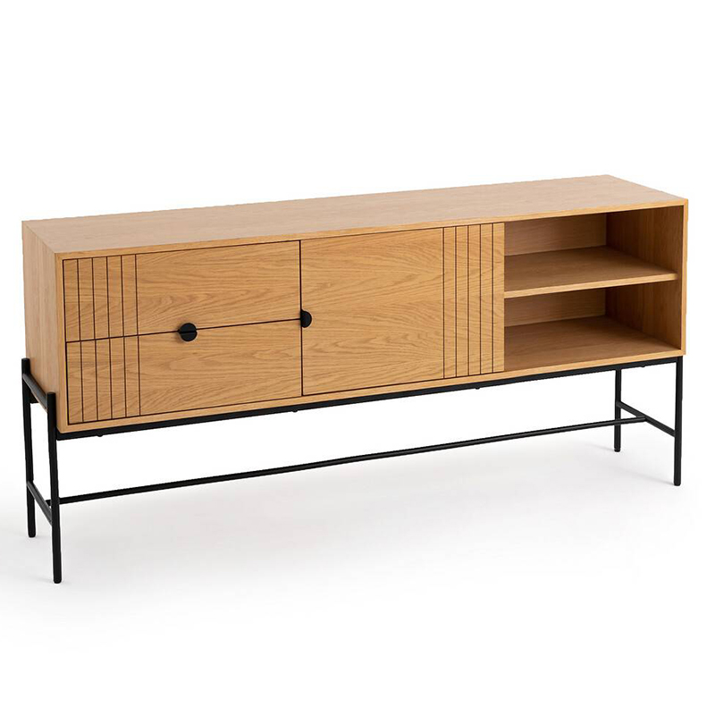 Комод в стиле лофт Domar Chest of Drawers Древесина Черный в Тюмени | Loft Concept 