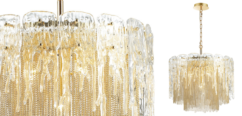 Люстра Ice and Gold Chains - Loft-Concept в Тюмени