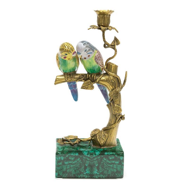 Подсвечник Duo Birds On Branch Мульти Бронза Подсвечник Duo Birds On Branch Мульти Бронза в Тюмени | Loft Concept