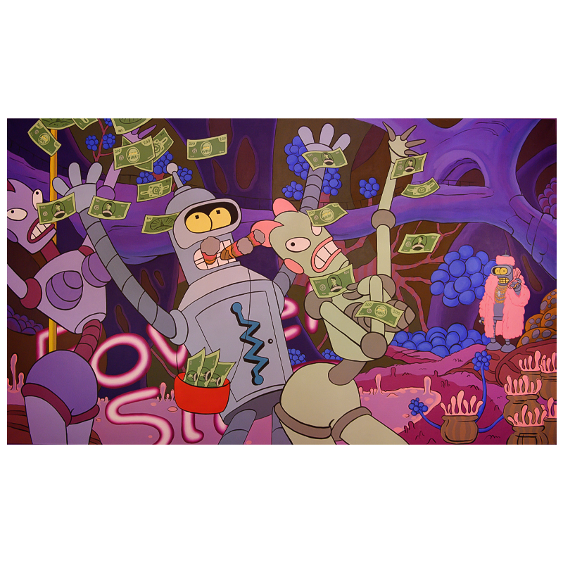 Картина Futurama Bender Make it Rain Мульти Картина Futurama Bender Make it Rain Мульти в Тюмени | Loft Concept