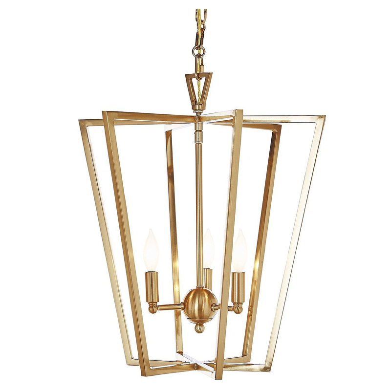 Люстра Fabiole Gold Cage Chandelier Золотой Люстра Fabiole Gold Cage Chandelier Золотой в Тюмени | Loft Concept