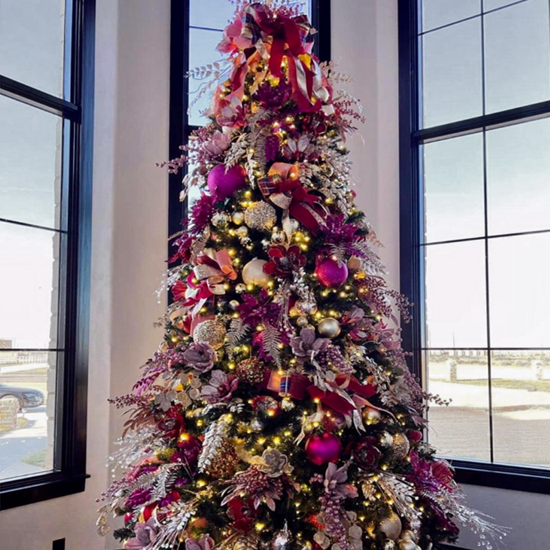 Дизайнерская Елка Премиум украшенная Лиловым Декором Christmas Tree Lilac Premium Лиловый Серебряный Дизайнерская Елка Премиум украшенная Лиловым Декором Christmas Tree Lilac Premium Лиловый Серебряный в Тюмени | Loft Concept