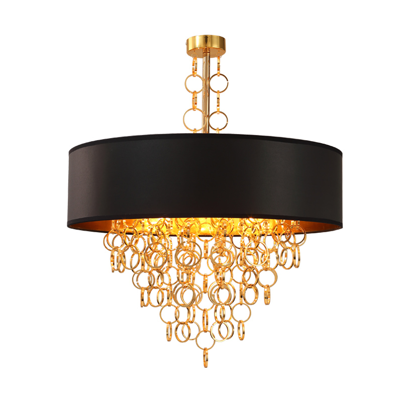 Люстра Ritz Rings Chandelier Золотой Черный Люстра Ritz Rings Chandelier Золотой Черный в Тюмени | Loft Concept