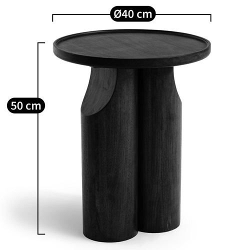 Круглый приставной стол из массива ореха Balu Wooden Side Table Круглый приставной стол из массива ореха Balu Wooden Side Table в Тюмени