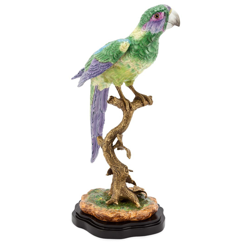 Статуэтка PARROT ATLANTIDE Мульти Бронза Черный Статуэтка PARROT ATLANTIDE Мульти Бронза Черный в Тюмени | Loft Concept