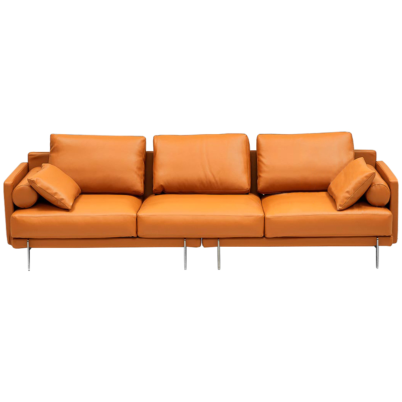 Диван Mosley Orange Sofa Оранжевый Оранжевый Диван Mosley Orange Sofa Оранжевый Оранжевый в Тюмени | Loft Concept