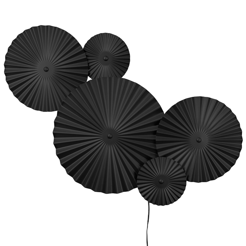 Wall lamp Omega BLACK Черный Wall lamp Omega BLACK Черный в Тюмени | Loft Concept