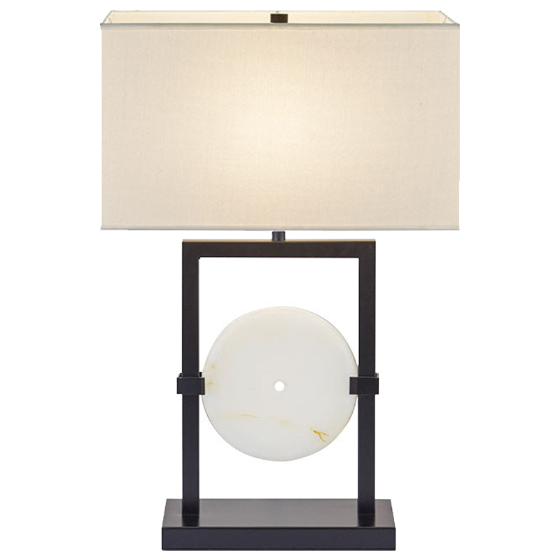 Настольная лампа Laudine Table Lamp Молочный Черный Белый Настольная лампа Laudine Table Lamp Молочный Черный Белый в Тюмени | Loft Concept