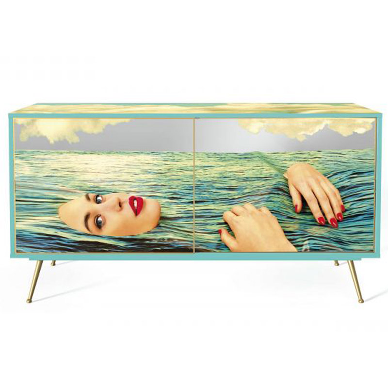Комод Seletti Cabinet Sliding Door Sea Girl Мульти Золотой Шампань Комод Seletti Cabinet Sliding Door Sea Girl Мульти Золотой Шампань в Тюмени | Loft Concept