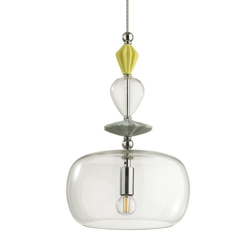Подвесной светильник Iris Glas hanging lamp candy A chrome Прозрачное Стекло Прозрачный желтый Голубой Хром Прозрачный зеленый Подвесной светильник Iris Glas hanging lamp candy A chrome Прозрачное Стекло Прозрачный желтый Голубой Хром Прозрачный зеленый в Тюмени | Loft Concept