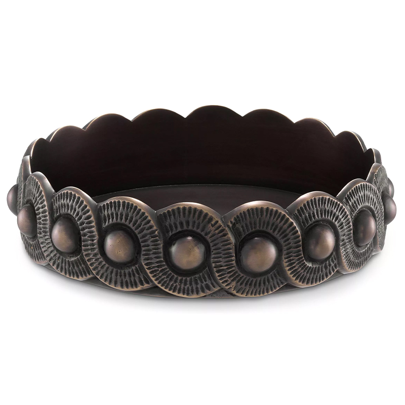 Пепельница Eichholtz Ashtray Palmeral Бронза Темная бронза винтаж Пепельница Eichholtz Ashtray Palmeral Бронза Темная бронза винтаж в Тюмени | Loft Concept