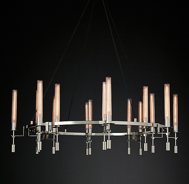 Люстра Restoration Hardware Fontanelle Chandelier nickel Никель Прозрачный Люстра Restoration Hardware Fontanelle Chandelier nickel Никель Прозрачный в Тюмени | Loft Concept