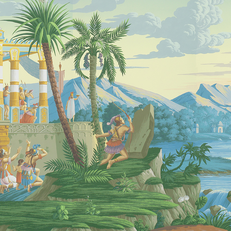 Обои ручная роспись The Incas Special Colourway on scenic paper Обои ручная роспись The Incas Special Colourway on scenic paper в Тюмени | Loft Concept