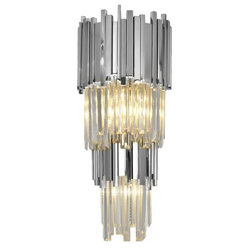 Бра Luxxu Modern Cascade Wall Lamp Silver 58 Серебряный Прозрачное Стекло Бра Luxxu Modern Cascade Wall Lamp Silver 58 Серебряный Прозрачное Стекло в Тюмени | Loft Concept