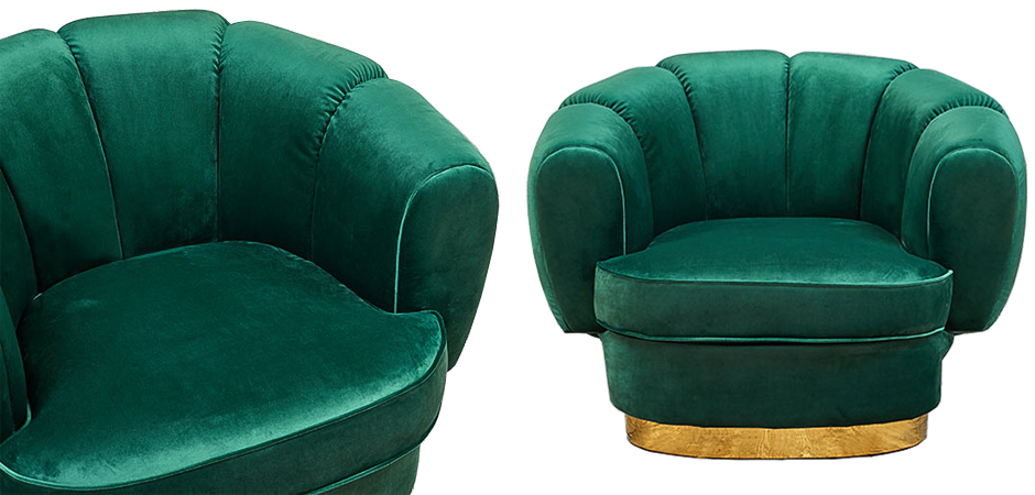Кресло Emerald Softness Armchair Кресло Emerald Softness Armchair - Loft-Concept в Тюмени